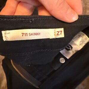 Levi's 711 Skinny Jeans - Dark Blue